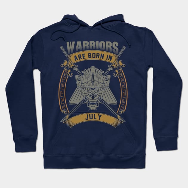 Warriors Are Born In July Hoodie by BambooBox